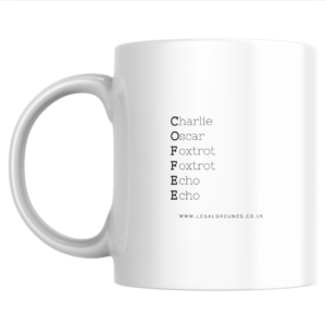 "Phonetic" Ceramic Mug